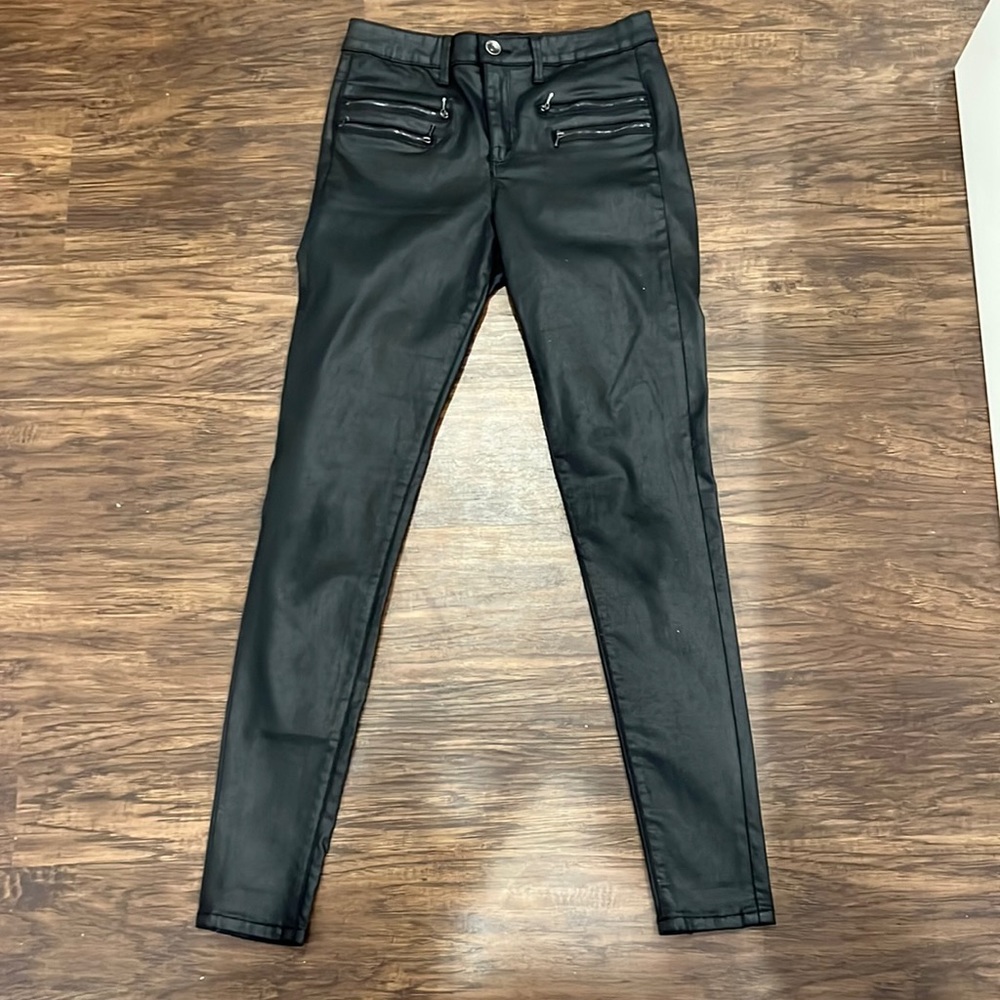 Tractor blu leather pants size 25